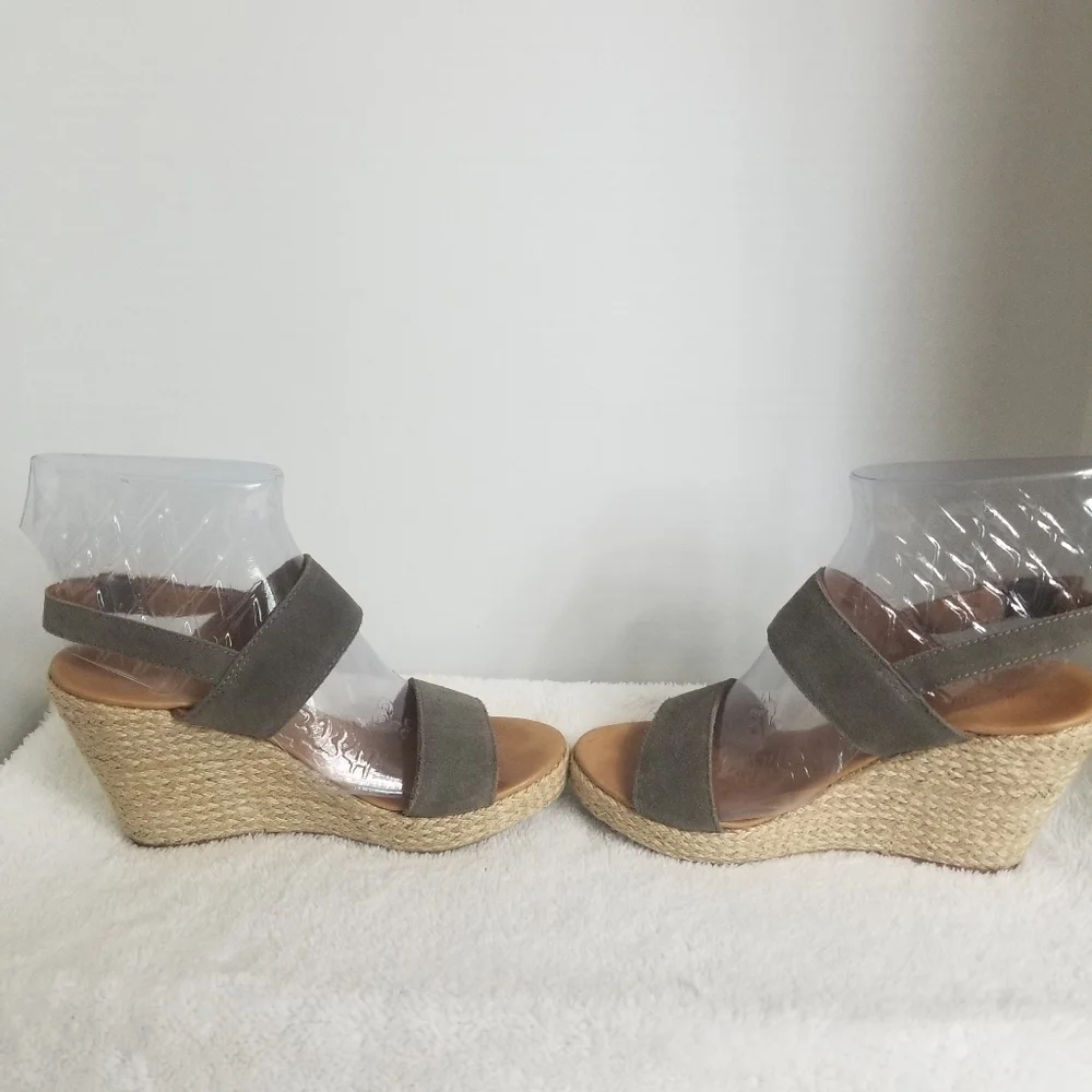 Garnet Hill Suede Espadrilles